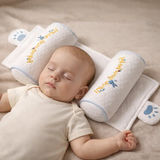 PROMO 2x1 Almohada Correctora de Cabeza Plana para Bebés